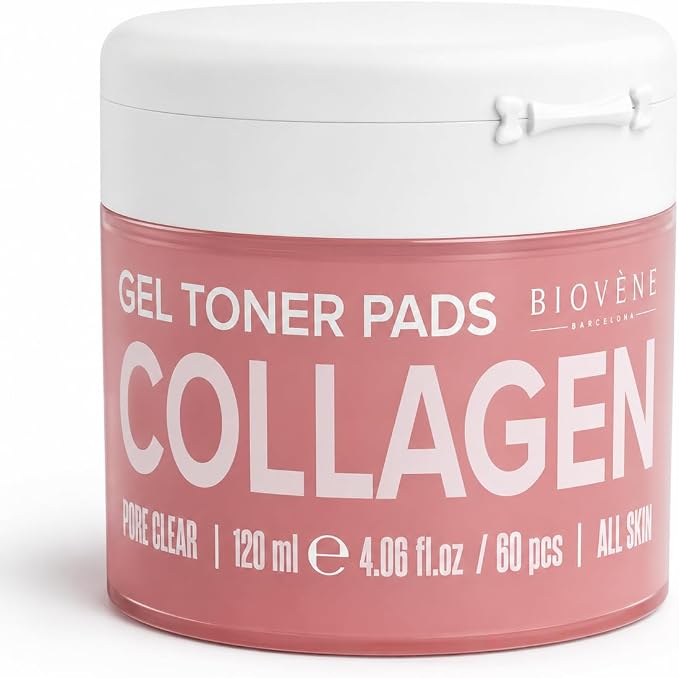Biovene Collagen Gel Toner Pads 120ml – 60pcs