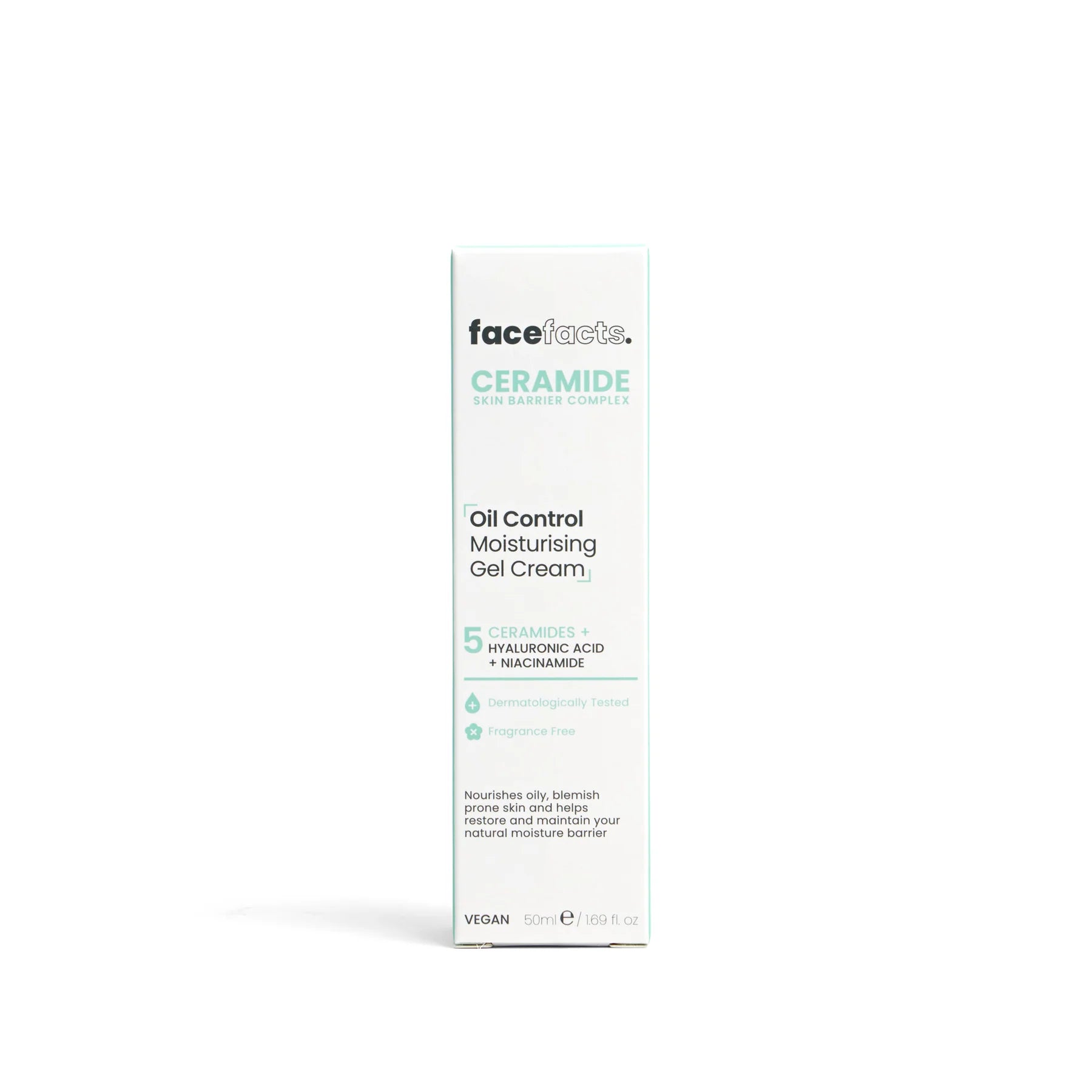 Face Facts Ceramide Oil Control Moisturising Gel Cream - 50ml