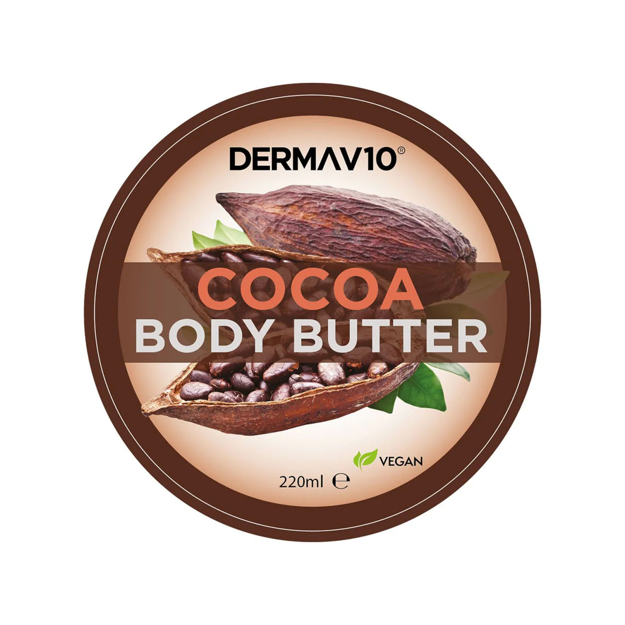 Dermav10 Cocoa Body Butter 220ml