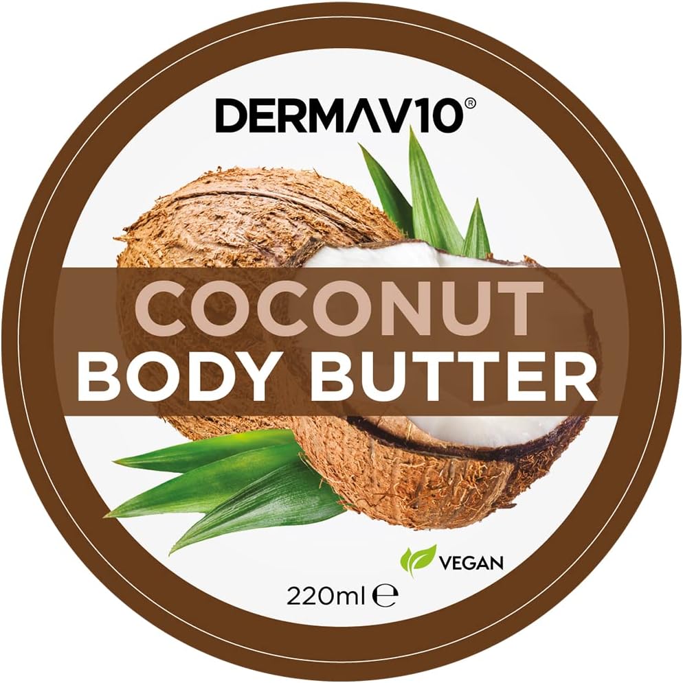 DermaV10 Coconut Body Butter 220ml