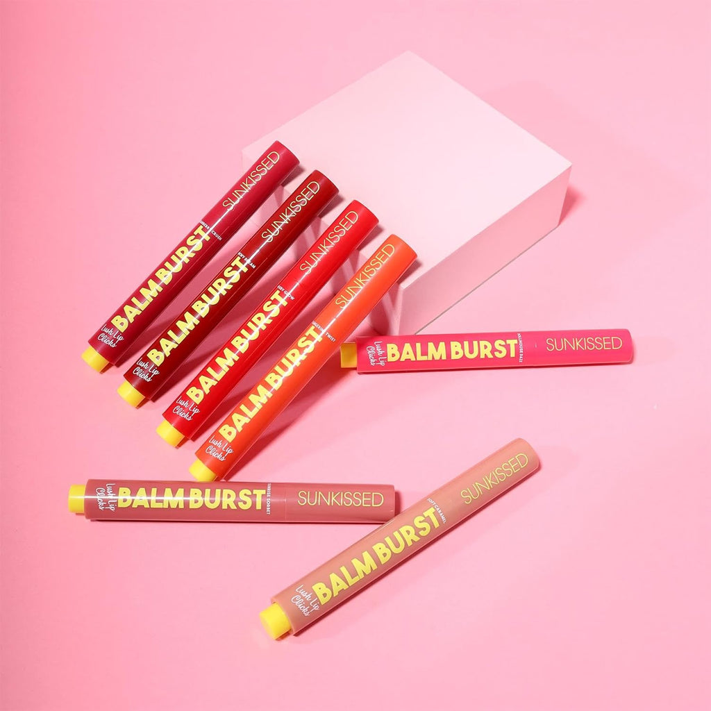 Sunkissed 7pcs Balm Burst Lush Lip Clicks Gift Set