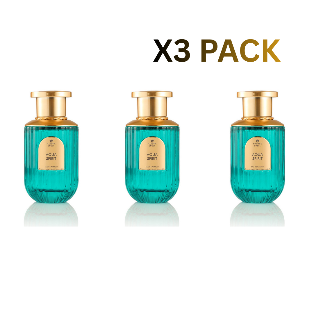 Nature Spell Aqua Spirit Perfume Eau De Parfum 100ml X3 PACK