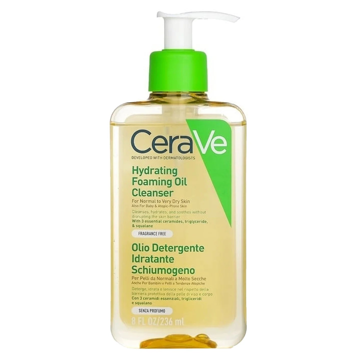 CeraVe hydrating foaming oil cleanser 236ml