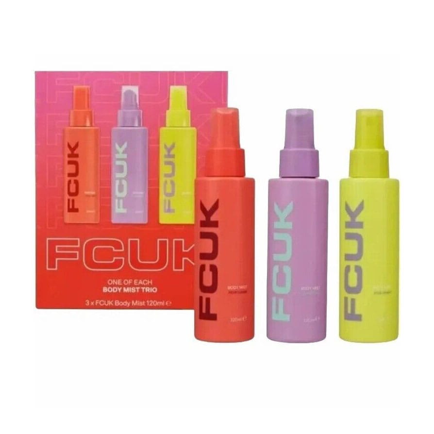 Fcuk Body Mist Trio Gift Set X3
