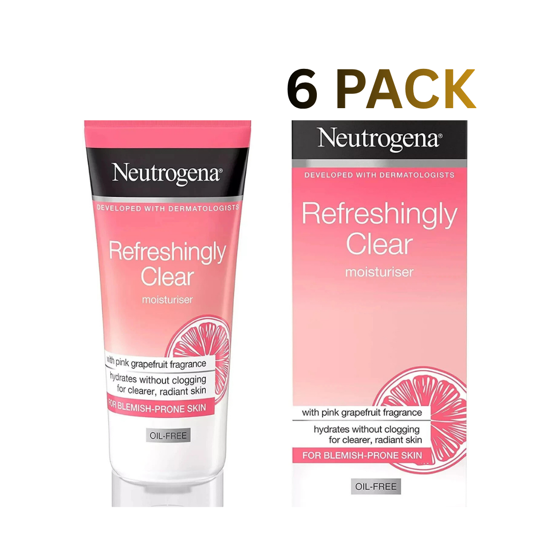Neutrogena Refreshingly clear pink grapefruit moisturiser 50ml 6 PACK