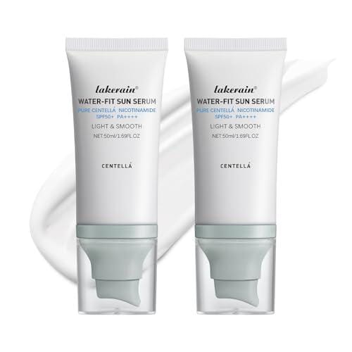 Madagascar Centella Water-fit Sun Serum Spf50 - 50ml X2 (double Pack - Korean)