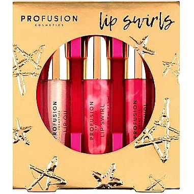Profusion 3 mini lip swirls lip gloss set x3