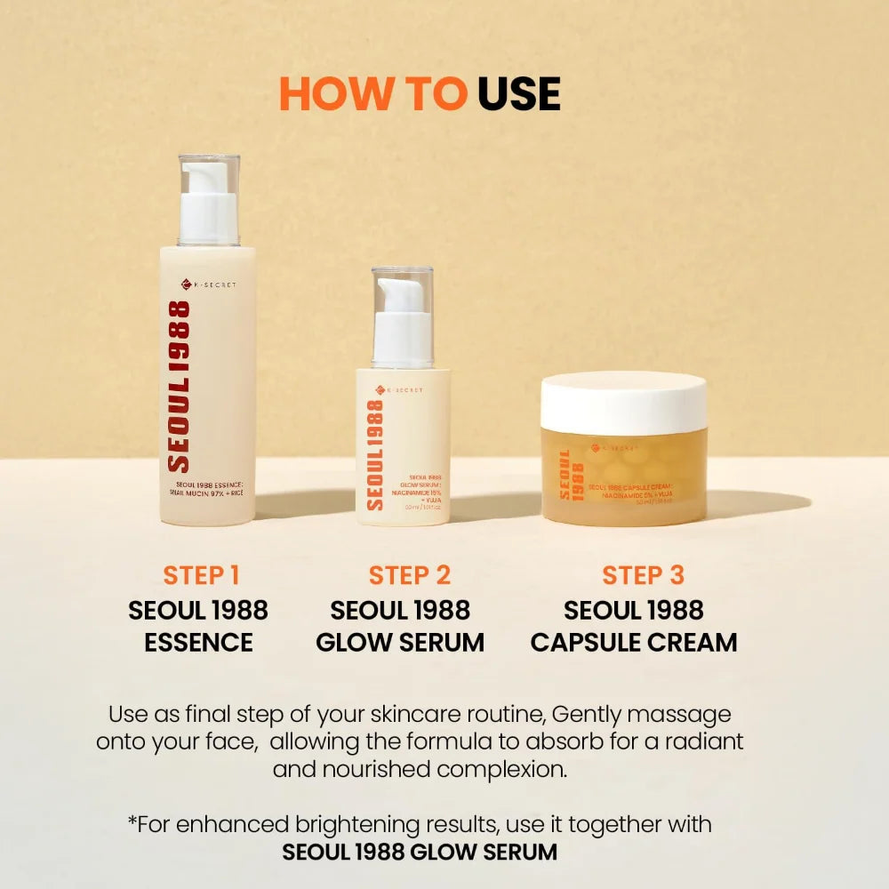KSECRET Capsule Cream : Niacinamide 5% + Yuja 50ml