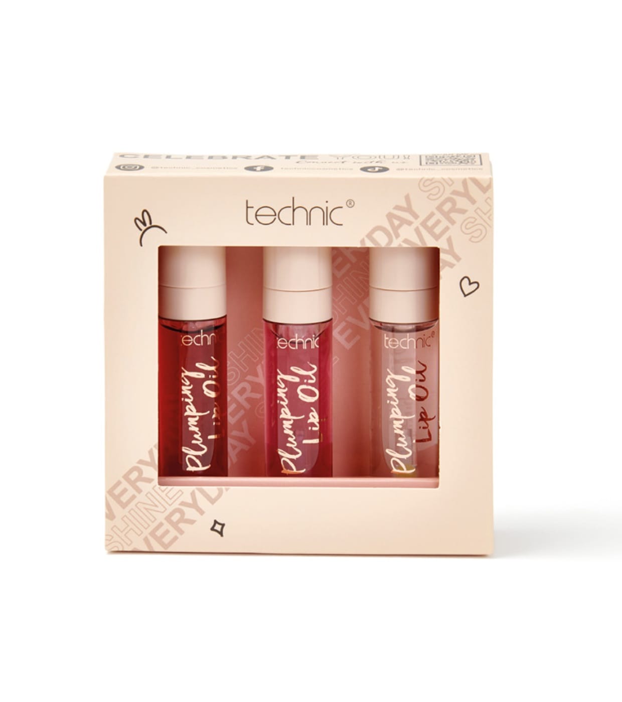 Technic Celebrate You! Plumping Lip Oils X3