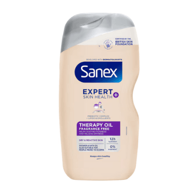 Sanex Expert Skin Health Therapy Oil Shower Gel 450ml