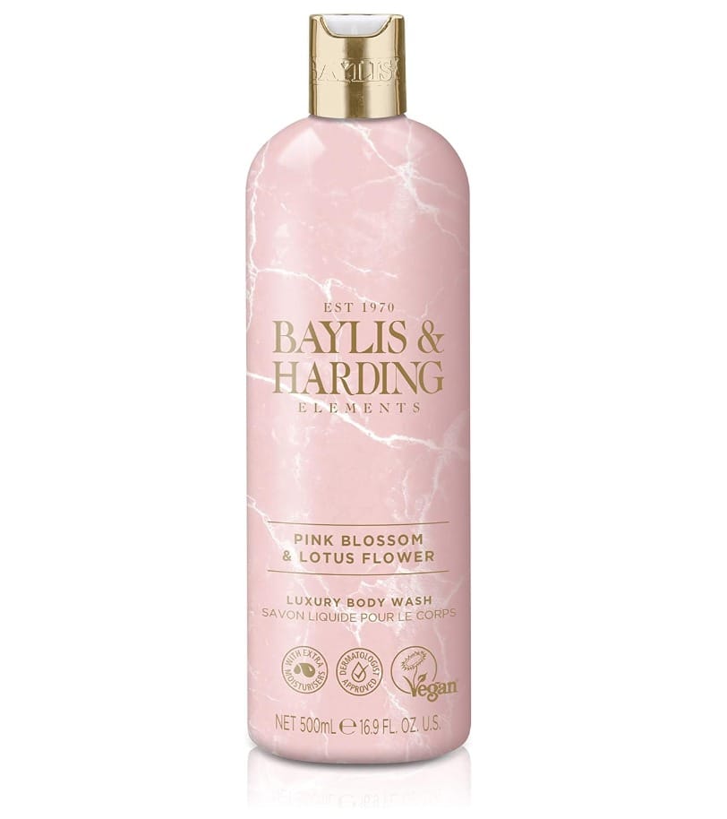 Baylis & Harding Elements Pink Blossom & Lotus Flower Luxury Body Wash 500ml