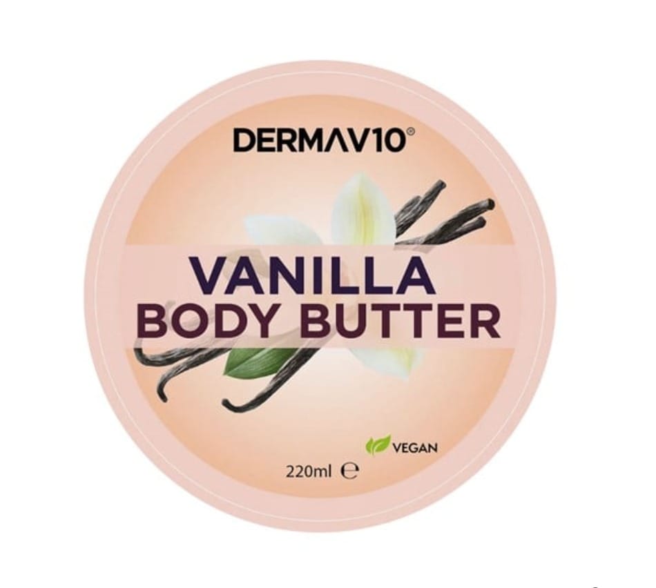 Dermav10 Vanilla Body Butter 220ml