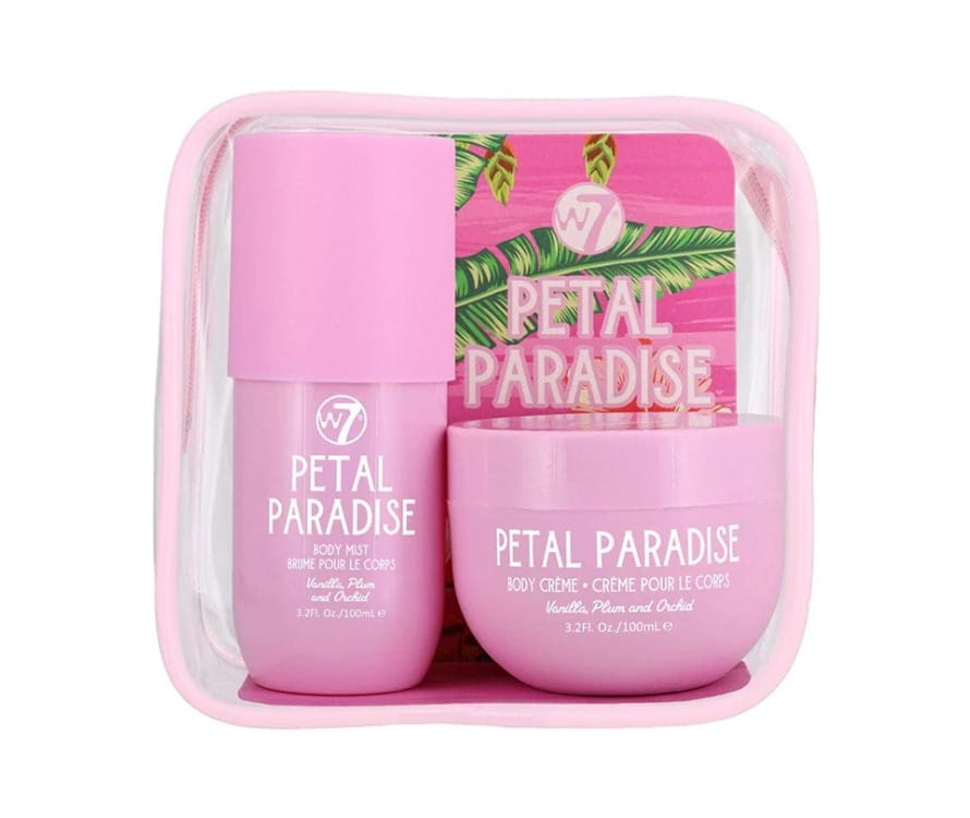 W7 Body Mist and Body Cream Travel Set – Petal Paradise