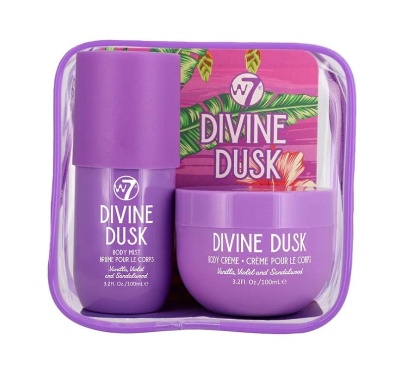 W7 Body Mist and Body Cream Travel Set - Divine Dusk