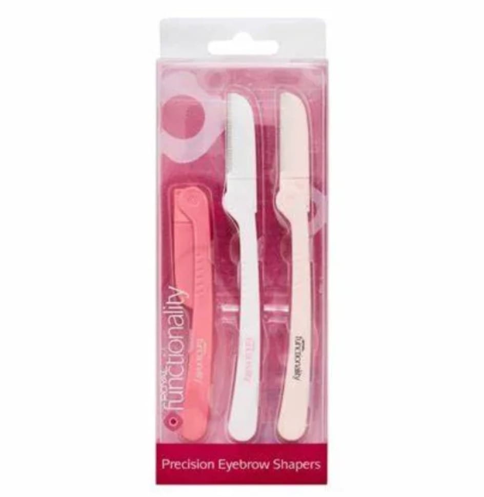 Royal Functionality Precision Eyebrow Razor Set Of 3pcs