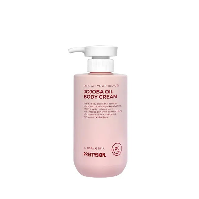 PRETTYSKIN Design Your Beauty Jojoba Oil Body Cream – 500ml Korean