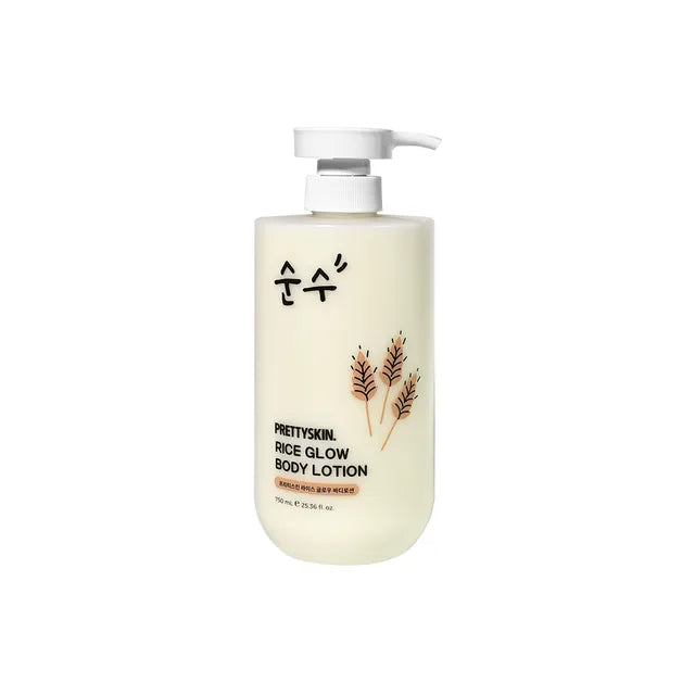 PRETTYSKIN Rice Glow Body Lotion 750ml Korean