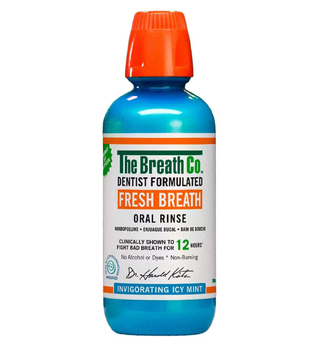 The Breath Co Mouth Wash Icy Mint 500ml