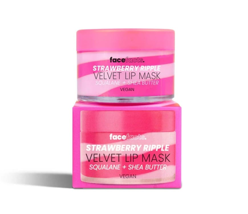 Face Facts Strawberry Ripple Velvet Lip Mask 20g