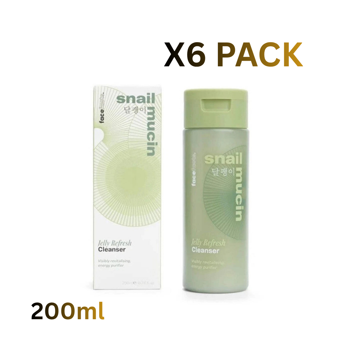 Face Facts Snail Mucin Jelly Refresh Cleanser - 200ml X6 PACK