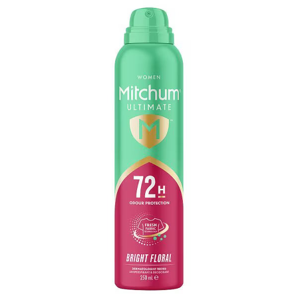 Mitchum Women Ultimate 72H Aerosol Bright Floral 250ml
