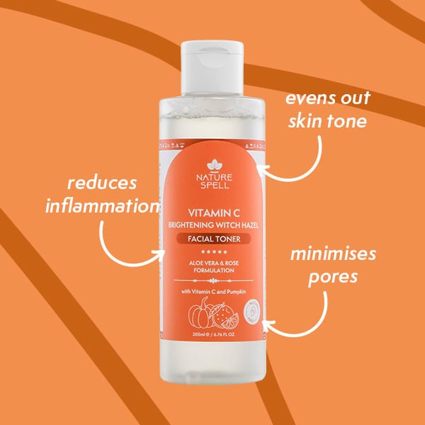 Nature Spell Brightening Witch Hazel Face Toner with Vitamin C 200ML