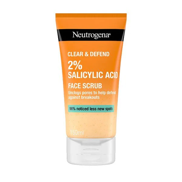 Neutrogena Clear And Defend Face Scrub 150ml