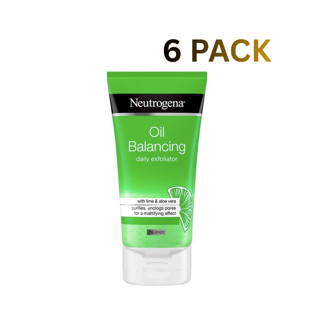 Neutrogena Oil balancing daily exfoliator 150ml 6 PACK