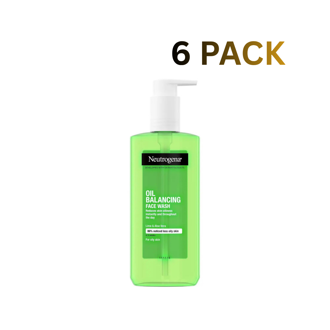 Neutrogena Oil Balancing Facial Wash 200ml 6 PACK