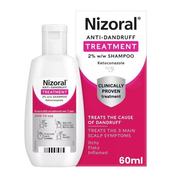 Nizoral Anti-Dandruff Treatment Shampoo 60ml