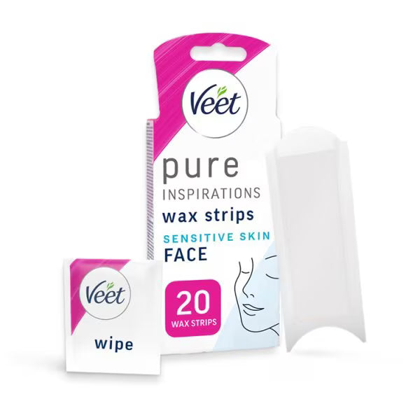 Veet Wax Strip Face Sensitive 20