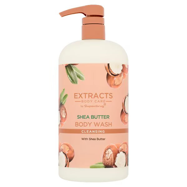 Superdrug Extracts Shea Body Wash – 1L