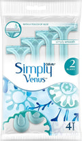 Gillette Simply Venus Razor 2 blades X4