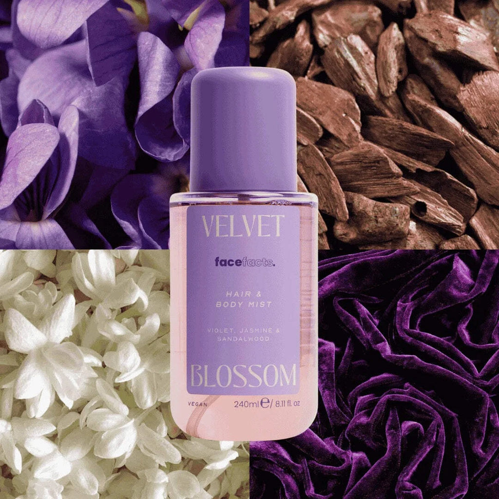 Face Facts Velvet Blossom Hair & Body Mist - 240ml