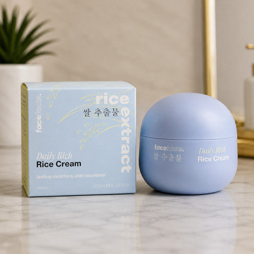Face Facts Rice Extract Daily Rich Rice Cream - 100ml