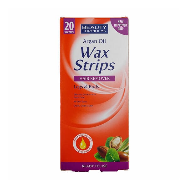 Beauty Formulas Argan Oil Wax Strips 20